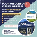 Lunéo Opticiens à Varennes-Vauzelles – Verres HOYA Vision Care et examen de vue sans rendez-vous