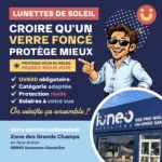Visuel Lunéo Opticiens sur la protection UV400 et le choix des lunettes de soleil à Varennes-Vauzelles près de Nevers